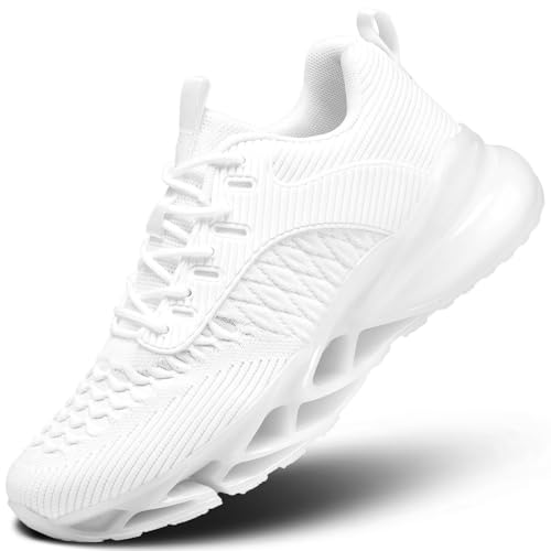 Mens Air Fashion Sneakers Blade Running Walking Shoes Comfortable Non Slip Work Sport Athletic Tennis Shoes