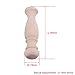 Walmine 7x1.8cm Wooden Baluster Spindles H-84 Craft Spindles DIY Accessories for Decoration Home Pack of 20