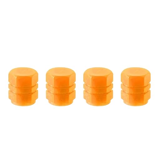 Tapones de Neumático para Bicicleta, 4 Unidades, Naranja