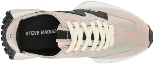 Steve Madden Girls Shoes Girls Campo Sneaker, Blush Multi, 4 Big Kid | Image 4