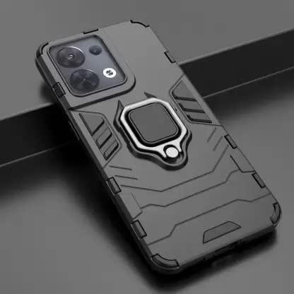 Image of Spazy Case Oppo Reno8 5G Back Cover | Dual Layer Armor Defender Full Body Protective + PC Hybrid Kickstand Back Case for Oppo Reno8 5G