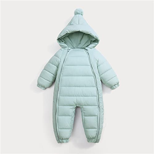Baby Snowsuit Newborn Unisex Winter Jumpsuit Infant Hooded Zipper Romper Girls Boys Thicken Warm Outwear Coverall3
