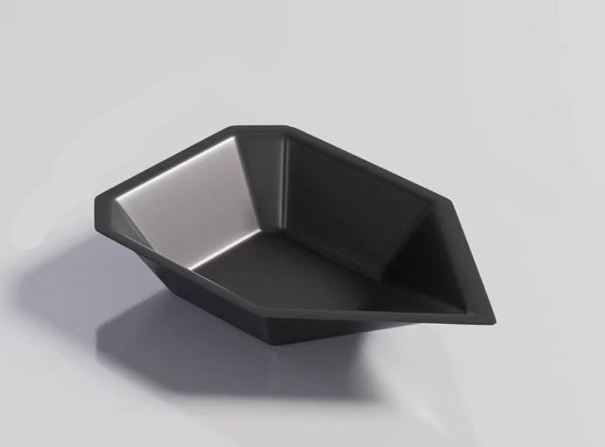 Plastikowe szalki wagowe – opakowanie 100 sztuk. Szalka wagowa w kształcie łódki do wagi laboratoryjnej – gładka powierzchnia, antystatyczna(Black,Ship size 240ml)