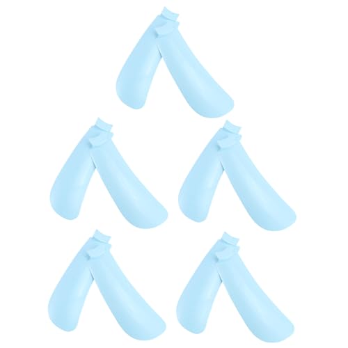 DIYEAH 10piezas Aspas Ventilador Recambio Duraderas Accesorio Plástico Para Mini Ventiladores Compatibles Para Uso Aire Acondicionado Color Azul