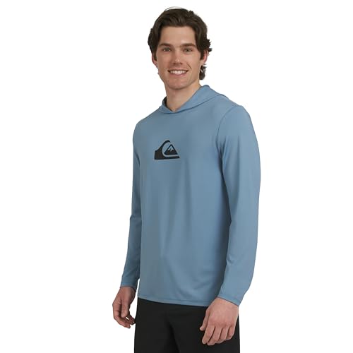Quiksilver Men's Swimwear Regular Fit UPF 50 Sun Tee Hooded Rash Guard Shirt (S-XXL)4