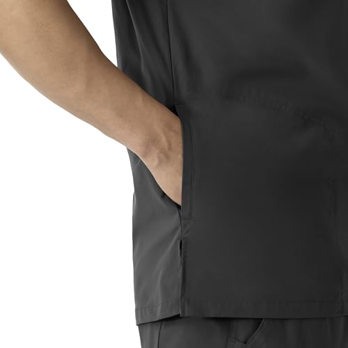 Carhartt Herren Force V-Neck Shirttail Top, Schwarz, 2X – Ansicht 6