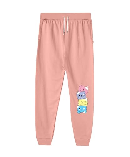 Image of KYDA Kids Girls Loose Mid Rise Cottonblend Printed Track Pants (Pack of 1)