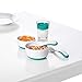 OXO Tot Small & Large Bowl Set with Snap On Lids - Teal