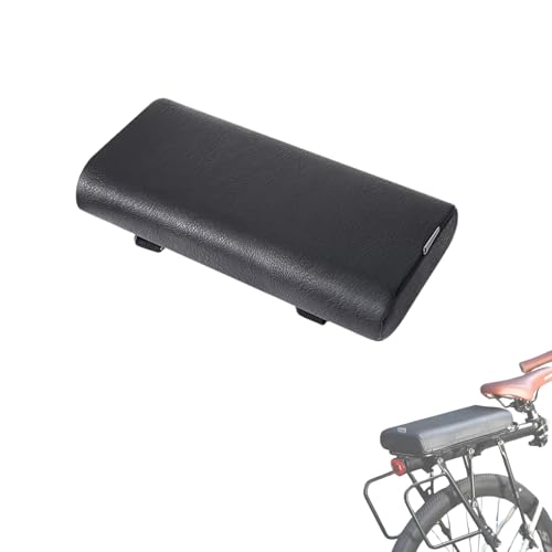 Rear Bike Seat Thickened Waterproof Bicycle Rear Seat Cushion PU Material Rear Seat Cushion Improves Riding Comfort