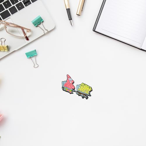 SpongeBob and Patrick Laughing In Class - SpongeBob Squarepants Collectible Enamel Pinset