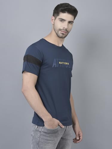 Image of Dollar Cotton Rich Fabric Solid Men's T-Shirt | Fashionable Prints | Embossed Logo Branding | Wide Array of Attractive Colours |