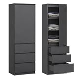 Kleiderschrank Garderobenschrank Mehrzweckschrank mit...