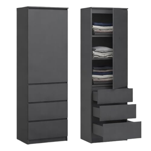 Kleiderschrank Garderobenschrank Mehrzweckschrank mit...