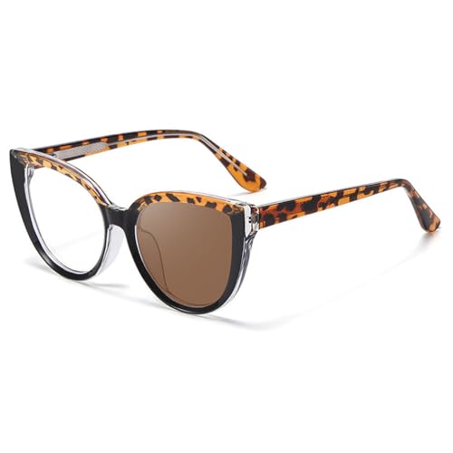 Lunettes œil de chat photochromiques haut de gamme pour femme moderne