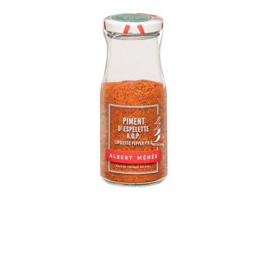 Piment d'Espelette AOP Albert Ménès en pot de 62g - Lot de 2