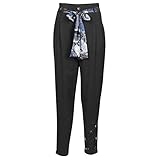 desigual haremshose grün Tipologia: Pantaloni Desigual Charlotte Hosen Women Schwarz - L - Fließende Hosen/Haremshosen Pants