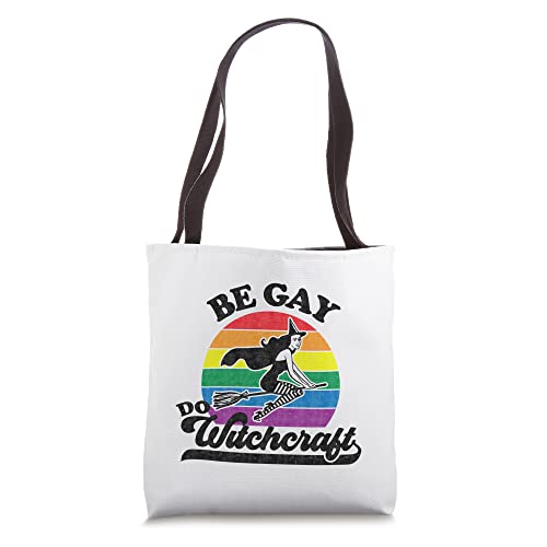 Gay Lesbian Pagan Pride Witch Be Gay Do Witchcraft Tote Bag miniatura 1