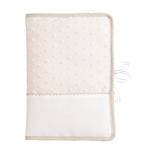 Filet - Couvre-Livret Sanitaire à Broder, Nouveau-né, Compatible avec Chaier de Santé de l’Enfant Formulaire CERFA no 12593 02, Made in Italy, Couleur...