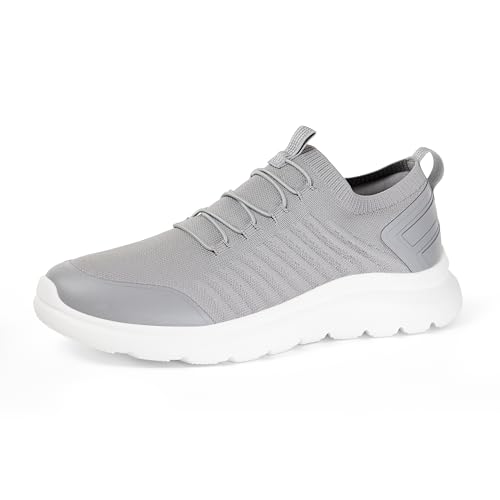 Amazon Essentials Mens Lighweight Knit Sneakers Grey 12