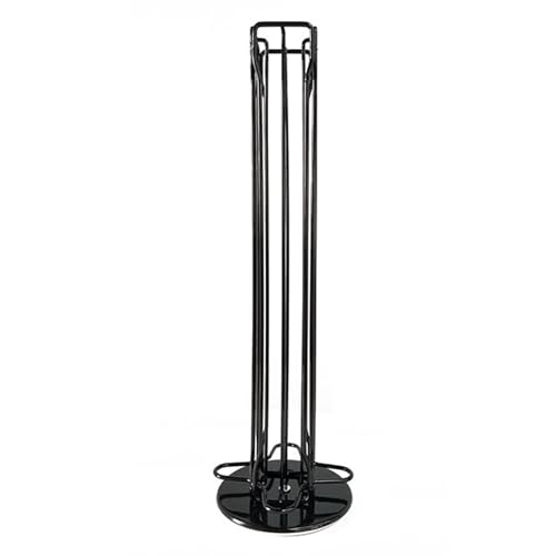 Soporte para cápsulas de café – Dispensador giratorio para monodosis de té con espacios eficientes, estantería organizadora de metal para bar té a 360°, contiene 40 monodosis | Contenedor para café