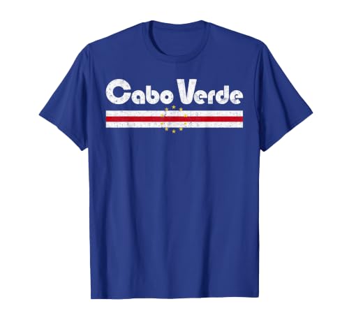 Cabo Verde Flag Cabo Verdean Retro Vintage Classic Graphic T-Shirt
