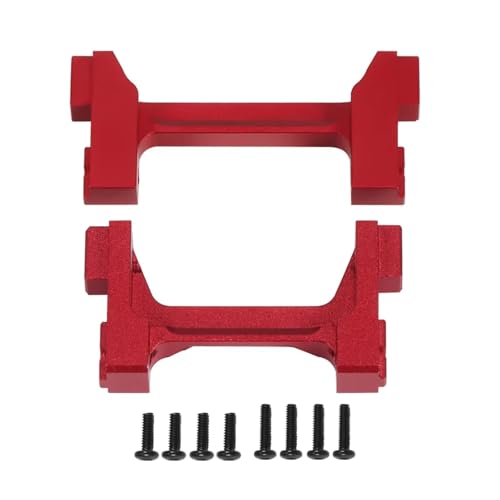 RC���� For TRX4M For Defender For Bronco 1/18 �A���~�����t�����g���A�o���p�[�}�E���g RC �N���[���[�V���[�V�A�b�v�O���[�h���i�C�����ꂽ(Red)