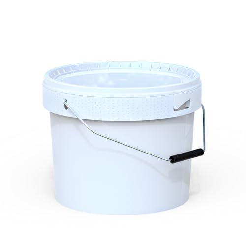 Smart Pack – Runder Eimer mit Deckel 18 l mit Metallgriff – Lebensmitteltransport – luftdichter Behälter – Farbeimer Smart Pack – Runder Eimer mit Deckel 18 l mit Metallgriff – Lebensmitteltransport – luftdichter Behälter – Farbeimer