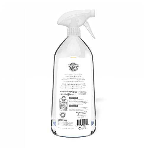 Lemi Shine Glass & Surface Cleaner - Multi-Surface Glass Cleaner Spray With Powerful Citric Acid, Cleans Smudges And Streaks From Windows, Glass, And Mirrors, 28Oz - 3 Pack #TOP1