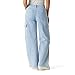 Levi Strauss Signature Gold Women's Easy Cargo Midi Skirt Mid-Rise Stretch Denim (Also Available in Plus), (New) Seafoam Light, 6