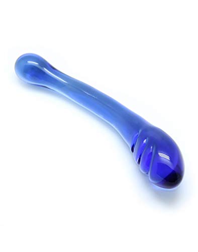 Rimba Bibi Godemiché Bleu/Transparent Ø 2.6-3.5 x 18.5 cm