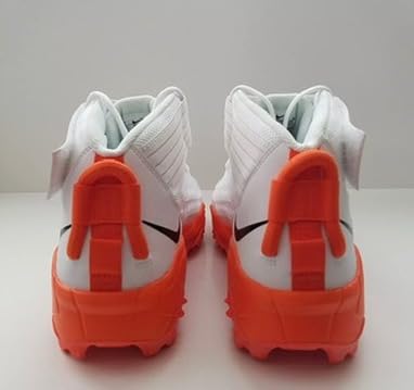 Nike Force Savage Pro 2 Shark Men's Football Cleats White Orange BV5448-100, Size 16