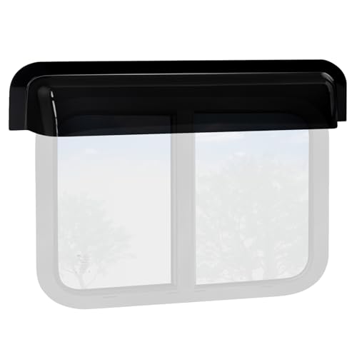 Installing the Meritor WABCO Rear Aero Auto Deployment System - MERITOR WABCO 4 RV Window Rain Deflector Guard & Sun Visor Shade, RV Windows Blade Rain Sunroof Deflector Fits 30 inch Wide RV Sliding&Vertical Window,Deflects Rain and Sun Protection for Camper Van Windows