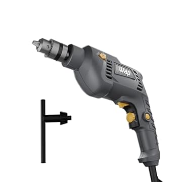 WAP Parafusadeira e Furadeira de Impacto 3/8" WF-700FE, com Chave de Mandril, Controle de Velocidade, 700W 127V