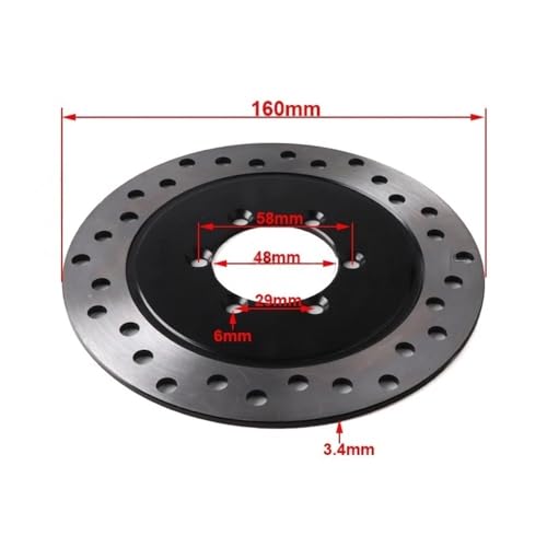 Disque de frein 6 trous pour remplacer la pièce usée de votre UTV - 2