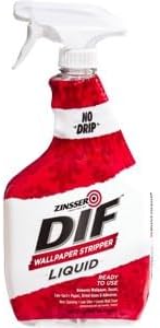 Zinsser 2488 32 oz. DIF Spray Liquid Wallpaper Stripper Ready To Use - 6ct. Case