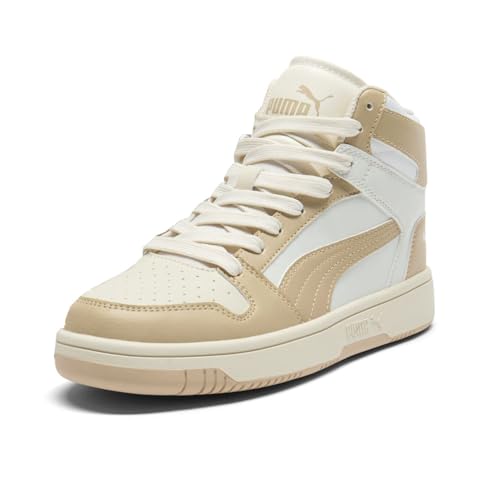 PUMA Womens Rebound Layup Sl High Sneakers Shoes Casual - Beige, White - Size 8.5 M2