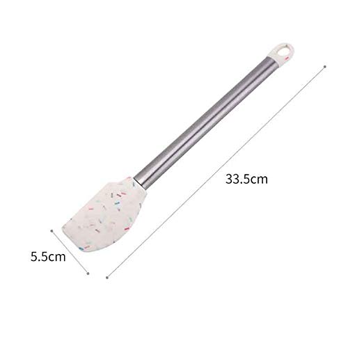 Juego de utensilios de cocina de silicona, utensilios de cocina resistentes al calor, espátula, pala, cuchara para sopa con mango, accesorios de cocina antiadherentes