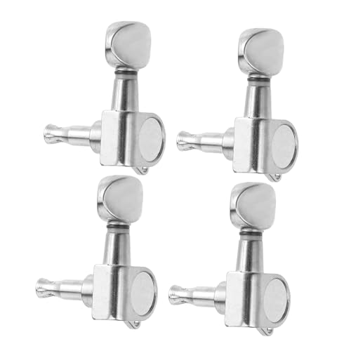 HIAKDOFT Clavijas de Afinación de Cuerdas para Ukelele Set de 4 Perillas Cerradas Accesorio Esencial...