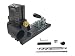 Massca Hole Jig System Set - Adjustable & Easy to Use Joinery Woodworking Tool w/Drill Bit, Hex Key Screws, Square Driver & Stop Collar - For DIY Carpentry Projects