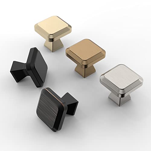 Asidrama 6 Pack Brushed Satin Nickel Kitchen Cabinet Knobs for Dresser Drawers - Zinc Hardware by Asidrama - Image 5