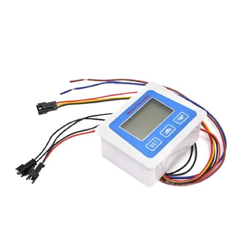 Contrôleur de débit d'eau avec écran LCD et capteur thermique haute précision - 6