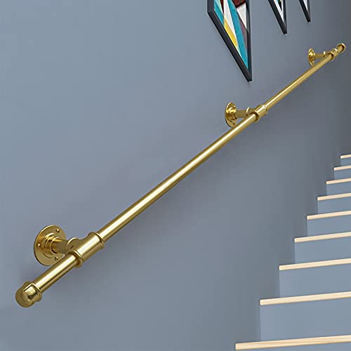 Rambarde d'escalier dorée 390 cm pour prévenir les chutes