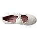 Fioni by Payless Toddler Girls White Cairo Bow Ballet Flat 10 Medium
