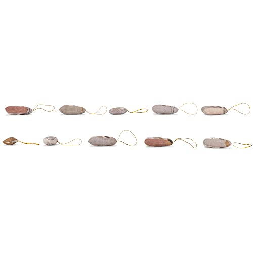 Demdaco Neutral Tone Nativity 3 Inch All Cotton Christmas Ornament Set Of 10 #TOP3