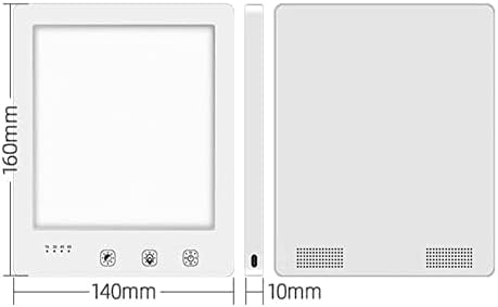 Lampe Lumière du Jour 10 000 Lux, Lampe De Thérapie À Lumière LED Blanche Et Verte pour La Dépression, Lampe Solaire avec Commande Tactile, Couleurs Réglables, Luminosité, Paramètres De Minuterie,