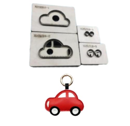 YJIUYUANQ Wooden Leather Cutting Die,Leather Template, Cut Wooden Die Cutting Tool Die Cutter - Car Shape