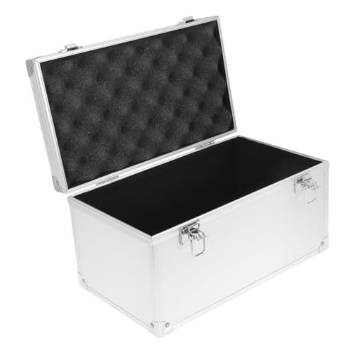 ARTIBETTER Aluminiumlegierung Werkzeugkoffer mit Großem Fassungsvermögen Robuster Aufbewahrungsbox Multifunktionale Medizinbox mit Tragegriff Kompakt und Portabel für Werkstatt Büro Zuhause