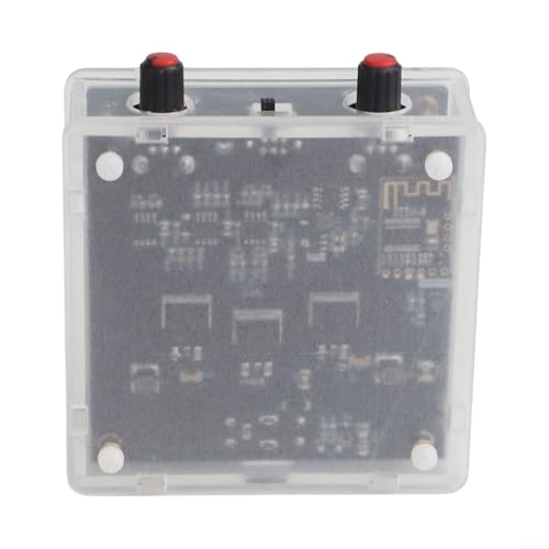 Honseadek Hochspannungs-Spulen-Lautsprecher, Acryl-Schwarz-Gold-Gehäuse, Puls-Sound-Leistung, drahtlose Audio-Verbindung (EU Glod)