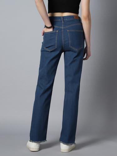 Image of HIGH Star Women's Straight Fit Mid Rise Jeans