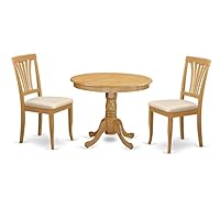 Algopix Similar Product 14 - East West Furniture ANAV3OAKC 3 Piece